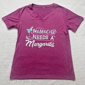 Mamacita Needs a Margarita V-Neck Top